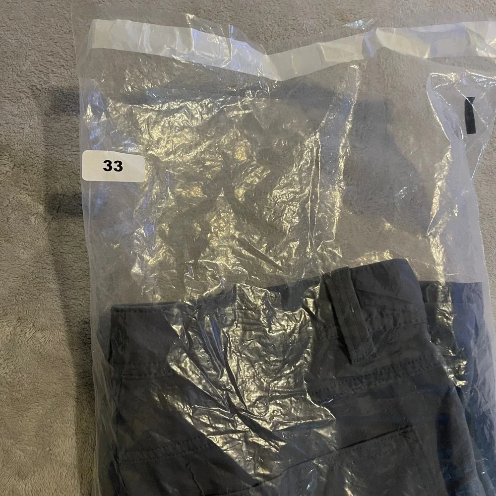 Ascend Shorts Men 32 Gray Hiking Nylon Stretch Outdoor Cargo Performance Fishing